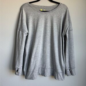 Xersion Gray Long Sleeve Shirt